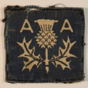 3rd ANTI-AIRCRAFT Division WW2 Printed Formation Sign Badge - Variant --- Lot No. 6862