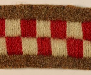 54th (ARGYLL & SUTHERLAND HIGHLANDERS) LIGHT ANTI-AIRCRAFT REGIMENT R.A. WW2 Embroidered Formation Sign Badge --- Lot No. 6875