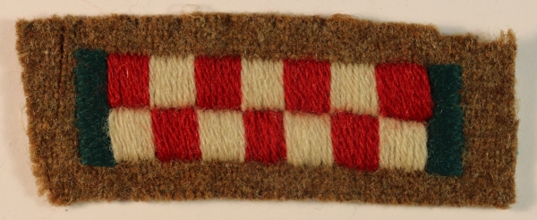 54th (ARGYLL & SUTHERLAND HIGHLANDERS) LIGHT ANTI-AIRCRAFT REGIMENT R.A. WW2 Embroidered Formation Sign Badge — Lot No. 6875
