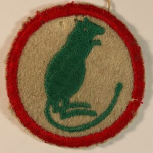 7th ARMOURED BRIGADE WW2 Embroidered Felt Formation Sign Badge ---  Lot No. 6866