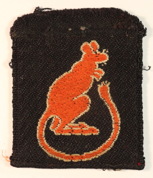 7th ARMOURED DIVISION WW2 Brabant Weave Formation Sign Badge — Lot No. 6867
