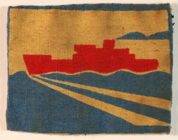80th INFANTRY DIVISION WW2 Printed Cloth Formation Sign Badge — Lot No. 6876