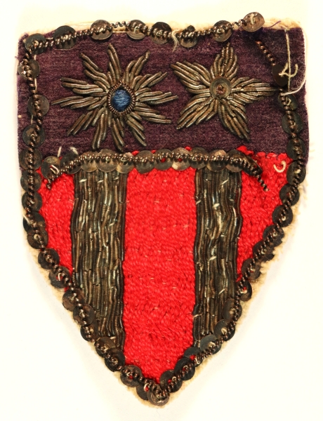 CHINA, INDIA, BURMA THEATRE WW2 Bullion Embroidered Formation Sign Badge — Lot No. 6887