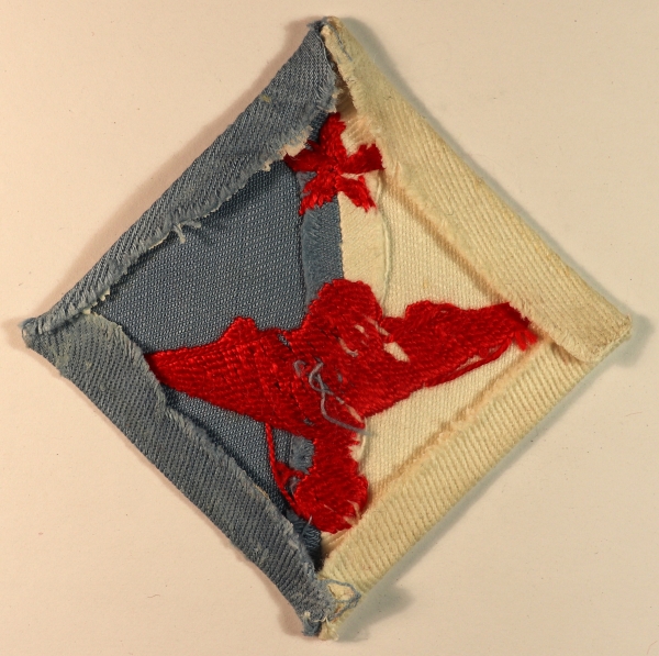 INDIAN AIR FORMATION SIGNALS WW2 Embroidered Cloth Formation Sign Badge — Lot No. 6891 - Image 3