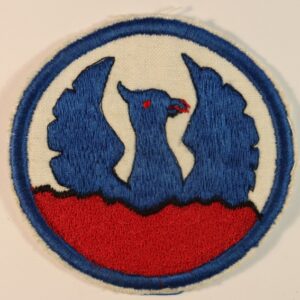 S.A.C.S.E.A. - Supreme Allied Command South East Asia WW2 Embroidered Formation Sign Badge - VARIANT ---  Lot No. 6903