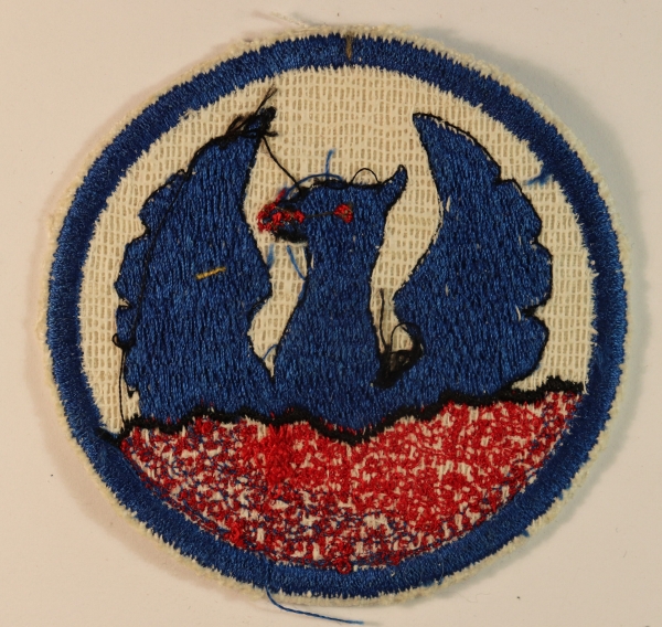 S.A.C.S.E.A. – Supreme Allied Command South East Asia WW2 Embroidered Formation Sign Badge – VARIANT — Lot No. 6903 - Image 3
