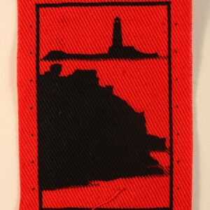 12th LAND'S END Battalion, CORNWALL Home Guard WW2 Printed Formation Sign Badge - SCARCE - CALICO PRINTERS ---  Lot No. 6923