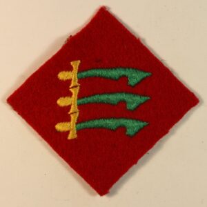 147th (ESSEX YEOMANRY) FIELD REGIMENT R.A.(TA) WW2 Formation Sign Badge ---  Lot No. 6979