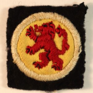 15th (SCOTTISH) DIVISION WW2 Embroidered Formation Sign Badge  ---  Lot No. 6926