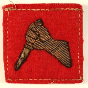 19th INDIAN DIVISION WW2 Bullion Embroidered Felt Formation Sign Badge --- Lot No. 6972