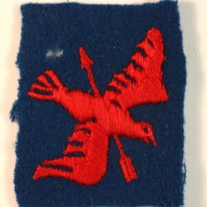 1st ANTI-AIRCRAFT CORPS WW2 Embroidered Felt Formation Sign Badge - SCARCE  ---   Lot No. 6911