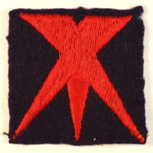 304th INDEPENDENT INFANTRY BRIGADE WW2 Embroidered Cloth Formation Sign Badge --- Lot No. 6980