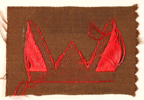 53rd Welch Division WW2 Woven Formation Sign Badge — Lot No. 6976 - Image 3