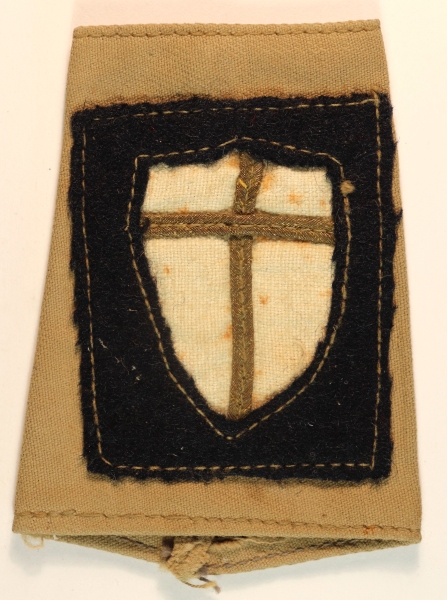 8th ARMY WW2 Bullion KD Slipon Formation Sign Badge — Lot No. 6968