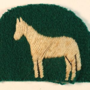 9th ARMOURED BRIGADE WW2 Embroidered Felt Formation Sign Badge --- Lot No. 6969