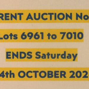 THE CURRENT AUCTION No. 144 - ENDS SATURDAY 24th OCTOBER 2026