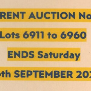 THE CURRENT AUCTION No. 143 - ENDS SATURDAY 26th SEPTEMBER 2026