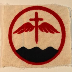 INDIAN BEACH GROUPS WW2 Printed Formation Sign Badge  ---  Lot No. 6987