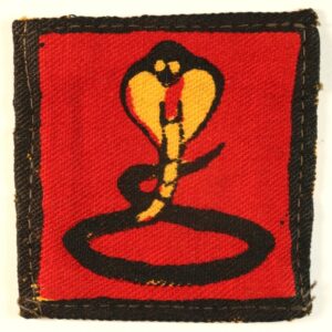 NAGPUR DISTRICT WW2 Printed Cloth Formation Sign Badge ---  Lot No. 6991