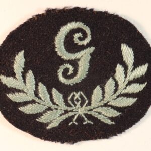 R.A.F. GUNNER WW2 Embroidered Arm Badge ---  Lot No. 6947