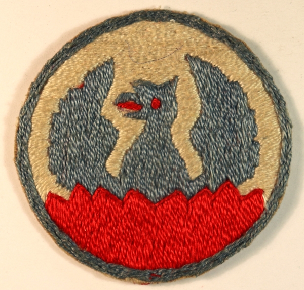 S.A.C.S.E.A. – Supreme Allied Command South East Asia WW2 Embroidered Formation Sign Badge – VARIANT — Lot No. 7005