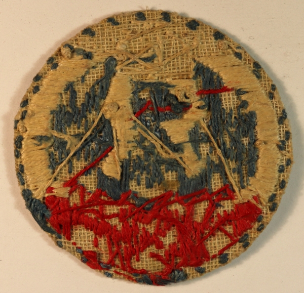 S.A.C.S.E.A. – Supreme Allied Command South East Asia WW2 Embroidered Formation Sign Badge – VARIANT — Lot No. 7005 - Image 3