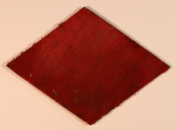 1st CANADIAN CORPS WW2 British Made Printed Formation Sign Badge – CALICO PRINTERS — Lot No. 6962
