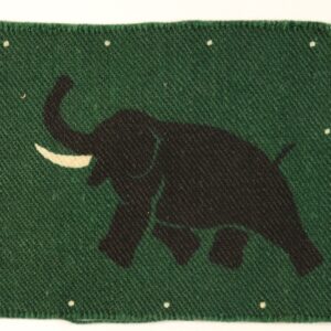 31st INDIAN ARMOURED DIVISION WW2 Printed Formation Sign Badge  - CALICO PRINTERS ---  Lot No. 6818