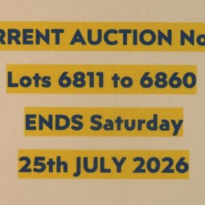 THE CURRENT AUCTION No. 141 - ENDS SATURDAY 25th JULY 2026