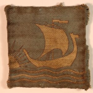 BRITISH TROOPS IN NORWAY WW2 Printed Formation Sign Badge - CALICO PRINTERS --- Lot No. 6982