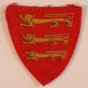 FORCE 135 - Channel Islands Liberation Force WW2 Printed Formation Sign Badge - CALICO PRINTERS  ---  Lot No.  --- Lot No: 6986